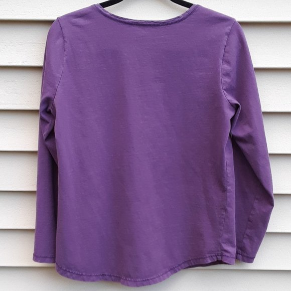 Woolrich Pintucked Long-sleeve Tunic - Purple - Picture 2 of 6